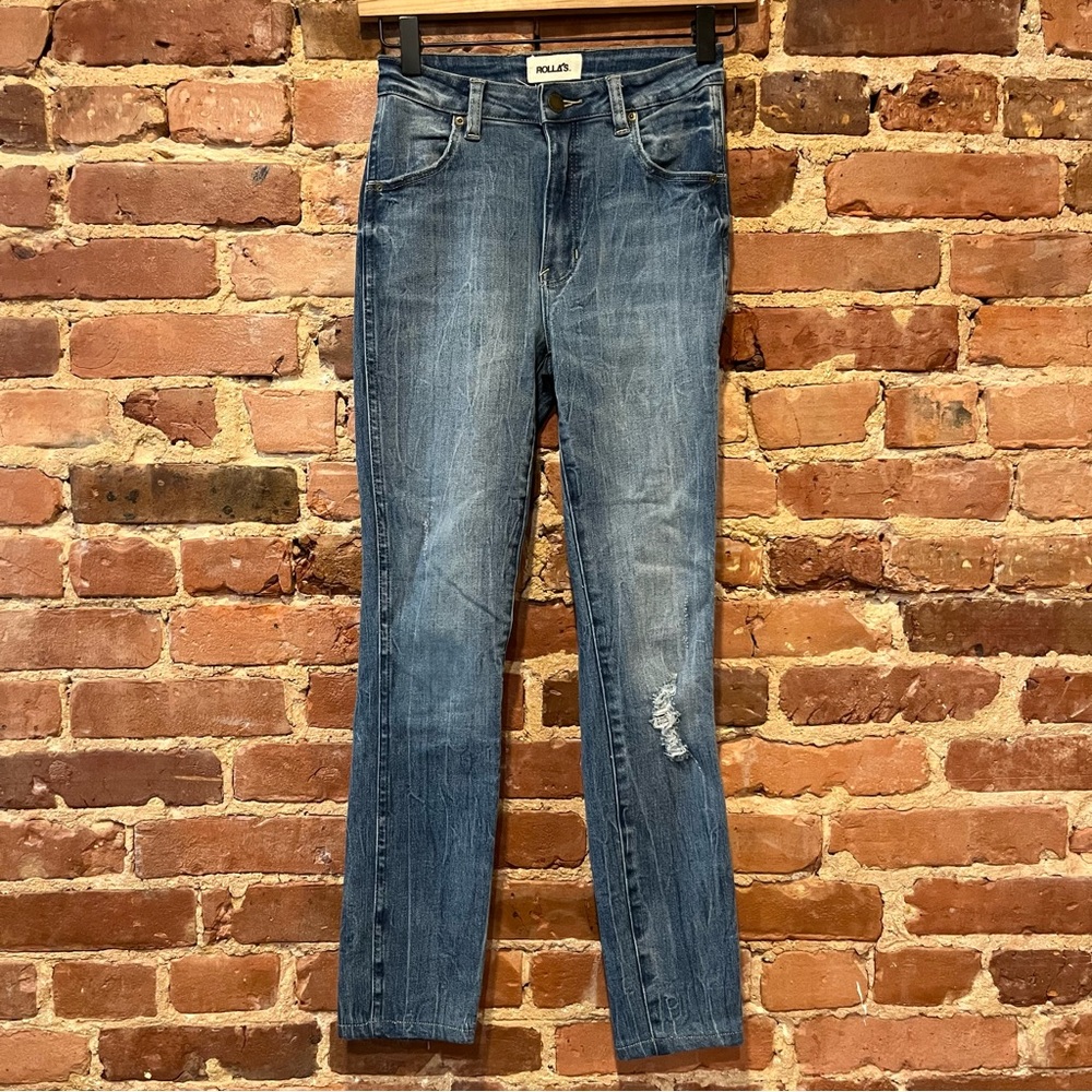 ROLLA’S Westcoast Super Skinny Jeans 25R/7R Viscose Blend